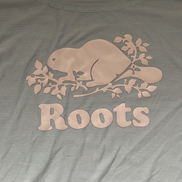 Roots size M Woman’s blue T shirt - Picture 2 of 3